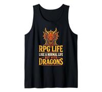 Dragon Tabletop RPG Player Fantasy Tank Top