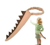 Dragon Tail Costume for Kids - Elastic Band Animal, Comfort Tail, Cute Cosplay Prop | Dinosaur Theme Party Birthday Dress Up Accessory for Boys Girls Fun Like Roll