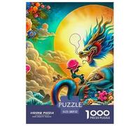 Dragon Thoughtfully Crafted Jigsaw Puzzle Suited to Reflective Leisure Time, Highlighting Fantasy through An Orderly Assembly Flow That Rewards Care And Persistence 52x38cm/1000pcs