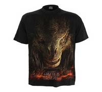 Dragon Throne House Of The Dragon T-Shirt Spiral Direct Black S