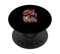 Dragon Tiger - Bold Urban Aesthetic PopSockets Adhesive PopGrip