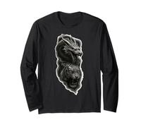Dragon & Tiger - Forces of Balance Chinese Long Sleeve T-Shirt