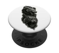 Dragon & Tiger - Forces of Balance Chinese PopSockets Adhesive PopGrip