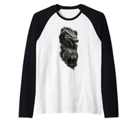 Dragon & Tiger - Forces of Balance Chinese Raglan Baseball Tee