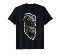 Dragon & Tiger - Forces of Balance Chinese T-Shirt