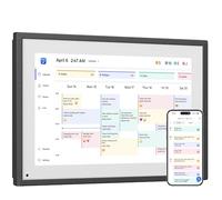 Dragon Touch 10.1 inch Digital Calendar Chore Chart - Interactive Touchscreen, Smart Family Planner, Hearth Display Desk Digital Calendar Seamless Scheduling Black
