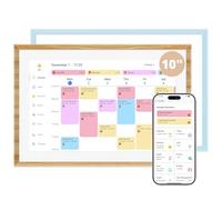 Dragon Touch 10.1 Inch Digital Calendar, Wall and Desk Effort with Double Interchangeable Snap Frame, Smart Family Planner, Digital Picture Frame for Mother, Women