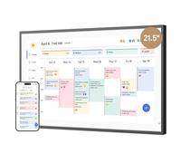 Dragon Touch 21.5" Digital Calendar Chore Chart - 1080P Full HD Interactive Touchscreen, Smart Family Planner, Hearth Display Digital Calendar Wall & Desk Mountable for Seamless Scheduling Black