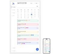 Dragon Touch 32 inch Digital Calendar Chore Chart - Interactive Touchscreen, Smart Family Planner, Hearth Display Desk Digital Calendar Best Gifts for Christmas, Wedding, Mom