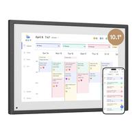 Dragon Touch Calendar, 10.1" Digital Calendar 2026 Family Planner, 1080P Full HD Interactive Touchscreen, Smart Chore Chart Gift for Busy Families Scheduling Black UK Adapter, Not Wall Mountable