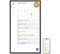 Dragon Touch Calendar,32" Digital Calendar 2025 Family Wall Planner, 1080P Full HD Interactive Touchscreen, Smart Chore Chart and Home Organization, Gift for Busy Families Scheduling Black