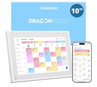 Dragon Touch Calendar, 10.1" Digital Calendar 2025 Family Wall Planner, 1080P Full HD Interactive Touchscreen, Smart Chore Chart and Home Organization, Gift for Busy Families Scheduling