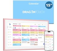 Dragon Touch - Digital Photo Frame (15.6 Inches), Pink