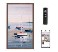 Dragon Touch Digital Photo Frame WiFi 10 Inch IPS Touchscreen HD Display, 16 GB Memory, Auto Rotate, Share Photos via App, Email, Cloud - Classic 10 (Walnut)