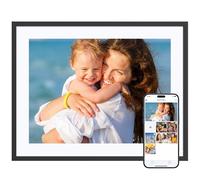 Dragon Touch Digital Picture Frame 16.7 inch 4:3 Touch Screen Large Digital Photo Frame Display, 32GB Storage Auto-Rotate, Easy Setup to Share Photos or Videos via Vphoto APP, Wall Mountable