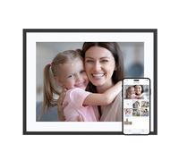 Dragon Touch Digital Picture Frame 16.7 inch 4:3 Touch Screen Large Digital Photo Frame Display, 32GB Storage Auto-Rotate, Easy Setup to Share Photos or Videos via Vphoto APP, Wall Mountable