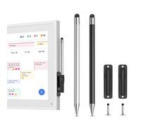 Dragon Touch Stylus Pens for Touch Screens Digital Calendar, with 2 Colors, Dual Tips, 2 Spare Heads, 2 Integrated Holders, Precise Control, Dragon Touch Official Accessories