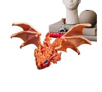 Dragon Toys | 3D Printed Flexible Flying Dragon Figures | Movable Joints, Executive Desk Fidget Toys For Children, Adults, Collectors