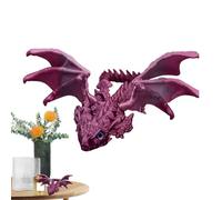 Dragon Toys - Dragon Flying Dragon Articulated in 3D | Creative Hobbies, Office Toy with Mobile Joints for the Home and Office