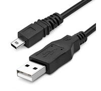 Dragon Trading USB Data Transfer & Charging Cable Compatible with Sony Alpha A100 A200 A230 A300 A350 A700 A900 DSLR Cameras, 1 Metre Black USB Camera Cable, High Speed Sync & Charging up to 480Mbps