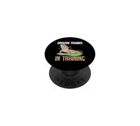 Dragon Trainer In Training Funny Bearded Dragon Reptile PopSockets Adhesive PopGrip