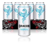Dragon Tropical Energy Drink Sugar Free 500ml Cans Pack