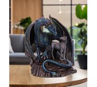 Dragon & Unicorn Lisa Parker Figurine Bronze Gothic Nemesis Now New & Boxed 17cm