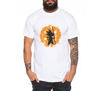 Dragon Vegeta Ball Son Goku Roshi DBZ Kult Fun Manga Anime Men T-Shirt, Colour:Weiss;Größe2:XX-Large White