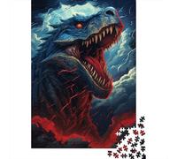 Dragon Volcano Thunder 1000pcs Mini Puzzle For Adults Challenging | 70x50cm Cardboard Living Room Decor Durable Structure Friend Gift Brain Training