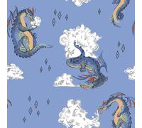 Dragon Wallpaper Cath Kidston Multi One Size