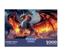 Dragon Warrior 1000 Piece Fairy Tales Jigsaw Puzzle for Adults And Kids Challenging Puzzle Games 1000 Pieces Fun, Challenging & Brainteasing Adults Jigsaw Puzzle Birthday Gifts 38x26cm/1000pcs