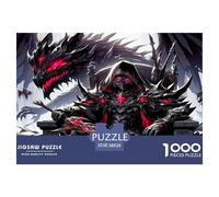 Dragon Warrior 1000 Piece Fairy Tales Jigsaw Puzzles for Adults And Kids Family Puzzle Educational Games 1000 Pieces Stress Reliever Challenge High Difficulty 38x26cm/1000pcs