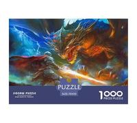 Dragon Warrior 1000 Piece Fairy Tales Jigsaws Puzzles for Adults And Kids Challenging Puzzle Games 1000 Pieces Beautiful Decoration Puzzle Birthday Gifts 70x50cm/1000pcs