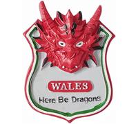 Dragon Welsh Britain Refrigerator Magnet Tourism Tourist Souvenir Fridge 3D Decoration Magnetic Sticker Craft