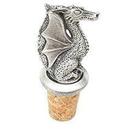 Dragon welsh pewter bottle stopper, great gift idea