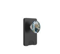 Dragon White Blue Stained Water Fantasy Creature PopSockets PopWallet for MagSafe