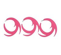 Dragon Wiggle streamer tails fly fishing predator 95mm (HOT PINK)