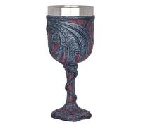 Dragon Wine Cup - Medieval Double Heart Love Goblet, Fantasy Wedding Chalice, Valentines Dragons Drinking Barrel | Gift Beer Mug for Father's Day Birthday Christmas Birthday Celebration