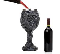 Dragon Wine Glass,Medieval Stainless Steel Drinking Cup Goblets | Creative Dragons Wine Chalice, Safe and Multipurpose for Gathering, Decor or Daily Drinking