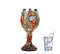 Dragon Wine Glass,Medieval Stainless Steel Drinking Cup Goblets | Dragons Goblets Chalices, Safe and Creative Medieval Chalice Cup for Daily Drinking and