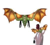 Dragon Wings - Dragon Costume for Girls | 17.72 x 35.43 Inch Non-Woven Fabric Cosplay Props Suitable for Children Men Animal Theme Renaissance Party Carnival