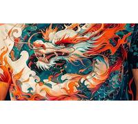 Dragon with A Dragon On The Top Puzzles for Adults, Impossible Hard Difficult Challenging Jigsaw_300pcs