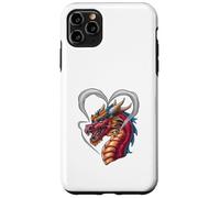 Dragon with heart -shaped smoke Case for iPhone 11 Pro Max