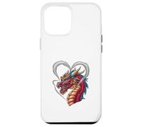 Dragon with heart -shaped smoke Case for iPhone 12 Pro Max