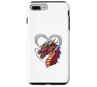 Dragon with heart -shaped smoke Case for iPhone 7 Plus/8 Plus