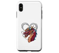 Dragon with heart -shaped smoke Case for iPhone XS Max