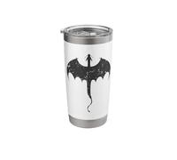 Dragon with Long Spiked Tail Mythical Creature Stainless Steel Insulated Tumbler