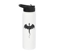Dragon with Long Spiked Tail Mythical Creature Stainless Steel Insulated Water Bottle