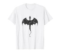 Dragon with Long Spiked Tail Mythical Creature Value Graphic T-Shirt