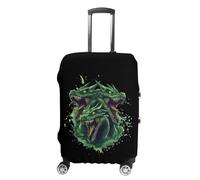 Dragon with Three Heads Funny Suitcases Cover Travel Accessories Washable Suitcase Protector Fits 19-32 Inch L